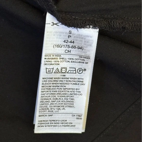 GAP Embroidered 100% Cotton Adjustable Strap Mini Dress NWT Women’s Size S - Picture 11 of 12